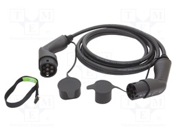 Cable; Type 2,both sides; 5m; three-phase; 16A; 480V; IP55; 11kW