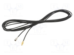 Cable; SMB socket,SMB plug; black; straight; 5m