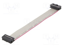 Ribbon cable with IDC connectors; 14x28AWG; Cable ph: 1.27mm