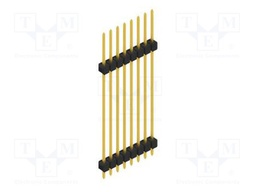 Connector: pin strips; pin header; male; PIN: 8; 2.54mm; THT; 1x8
