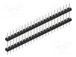 Connector: pin strips; pin header; male; PIN: 22; 2mm; THT; 1x22