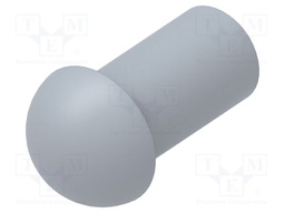 Stopper; polyamide; grey; L: 12mm; -20÷100°C; Entrelec; Size: 9
