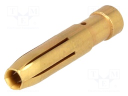 Contact; female; 4mm2; 12AWG; Han E HMC; gold-plated; crimped; 16A