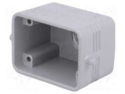 Enclosure: for HDC connectors; C-TYPE; size 44.27; IP66; PG13,5