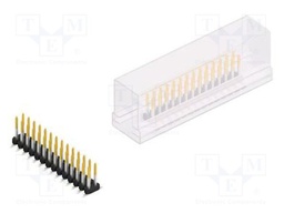 Connector: pin strips; pin header; male; PIN: 28; 2mm; SMT; 2x14