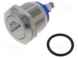 Switch: vandal resistant; Pos: 2; SPST-NO; 2A/36VDC; IP65; OFF-(ON)