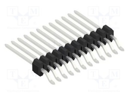 Connector: pin strips; pin header; male; PIN: 12; 1.27mm; SMT; 1x12