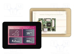 Display: TFT; 3.5"; 320x480; 520BSRAM,8MBPSRAM,16MBFLASH; 4÷6V