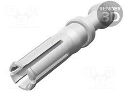 Contact; female; 4mm2; HSM; silver plated; crimped; for cable