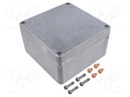 Enclosure: multipurpose; X: 160mm; Y: 160mm; Z: 91mm; aluminium; IP66
