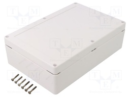 Enclosure: multipurpose; X: 140mm; Y: 210mm; Z: 60mm; ZP; ASA; white