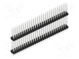 Connector: pin strips; pin header; male; PIN: 56; 2.54mm; THT; 2x28