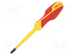 Screwdriver; insulated,slim; PlusMinus cross PZ-type; SL/PZ2