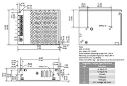 Power supply: switched-mode; voltage source; 50W; 5VDC; 10A; OUT: 1