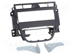 Radio frame; Opel; 1 DIN; black