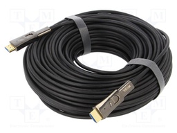 Cable; HDCP 2.2,HDMI 2.0,optical; 40m; black; Core: OFC