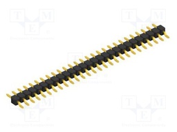 Connector: pin strips; pin header; male; PIN: 27; 2.54mm; SMT; 1x27