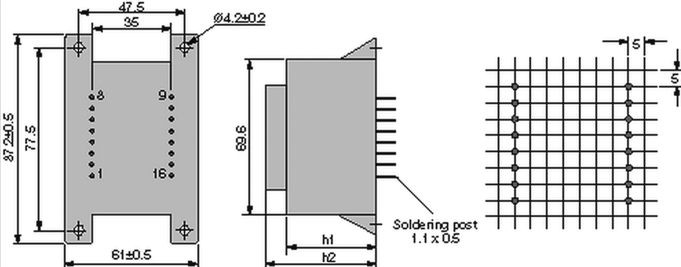 Transformer: encapsulated; 25VA; 230VAC; 24V; 1042mA; Mounting: PCB