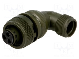 Connector: circular; Series: DS/MS; plug; female; PIN: 3; for cable