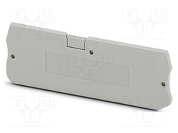 End piece; L: 24.3mm; W: 2.2mm; H: 72.2mm; Body: grey