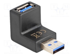 Adapter; USB 3.0; USB A socket,USB A plug 270° up/down
