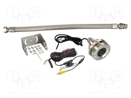 Rear view camera; 100°; steel; 12VDC; Kit: camera; Features: NTSC