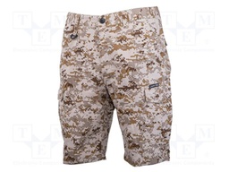 Protective shorts; Size: XXL; beige,camo; PIXEL; short,slim-fit