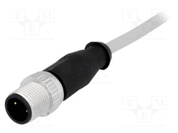 Plug; M12; PIN: 3; male; A code-DeviceNet / CANopen; 0.5m; straight
