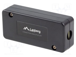 RJ45 module; black; Cat: 5/5e; IDC,both sides; Enclos.mat: ABS