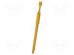 Test needle; Operational spring compression: 4mm; 5A; Ø: 2mm; 0.8N