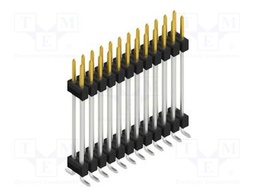 Connector: pin strips; pin header; male; PIN: 24; 2.54mm; SMT; 2x12