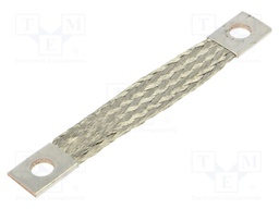 Braids; tape; 16mm2; Ø1: 9mm; Ø2: 9mm; L: 100mm