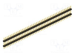 Connector: pin strips; pin header; male; PIN: 44; 2mm; THT; 1x44
