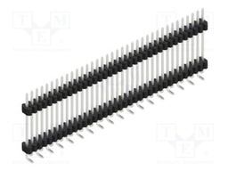 Connector: pin strips; pin header; male; PIN: 36; 1.27mm; SMT; 1x36