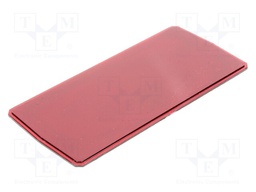 Filter; X: 80mm; Y: 173mm; Z: 3mm; KM-85; red