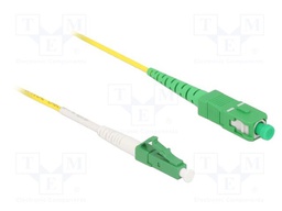 Fiber patch cord; OS2; LC/APC,SC/APC; 2m; 9/125um; LSZH; green