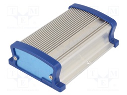 Enclosure: with panel; X: 90mm; Y: 127mm; Z: 41mm; aluminium