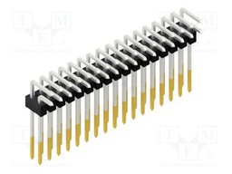 Connector: pin strips; pin header; male; PIN: 34; 2.54mm; THT; 2x17