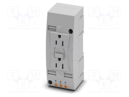 Double socket,  Pin connector pattern type AB 15A,  Push-in