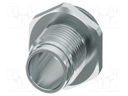 Enclosure for connectors: M12; THR; nickel plated; Gasket: EPDM