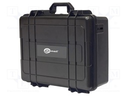 Hard carrying case; Colour: black; Mat: plastic; 1pcs.