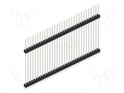 Connector: pin strips; pin header; male; PIN: 31; 2.54mm; THT; 1x31
