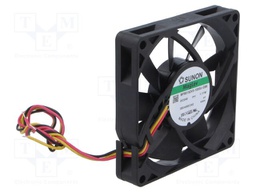 Fan: DC; axial; 24VDC; 80x80x15mm; 26.5dBA; Vapo; Out: F type