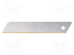 Blade; 18mm; 10pcs; Blade plating: titanium