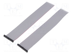 Ribbon cable with IDC connectors; Tape ph: 0.64mm; 1498.6mm
