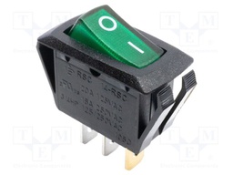 ROCKER; SPST-NO; Pos: 2; OFF-ON; 16A/250VAC; transparent; LED; RSC