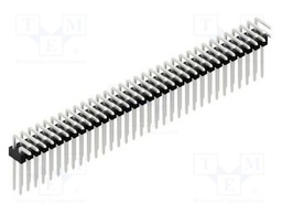 Connector: pin strips; pin header; male; PIN: 66; 2.54mm; THT; 2x33