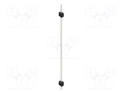 Connector: pin strips; pin header; male; PIN: 1; 2.54mm; THT; 1x1