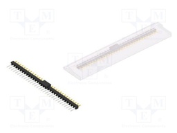 Connector: pin strips; pin header; male; PIN: 31; 2.54mm; SMT; 1x31