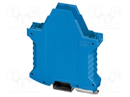 Enclosure base; with terminals; blue; UL94V-0; ME 22,5; X: 107.3mm
